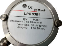 GE Druck LPX 9381 Differenzdruck-Messumformer