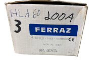 SET Inhalt 3 Stück!!! Ferraz Protistor Halbleiterschutzsicherung Q076374