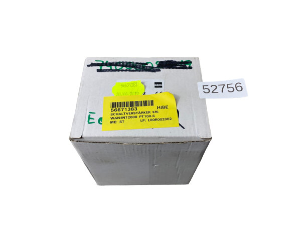 KRIWAN INT2000 Pt100-6 Schaltverstärker 52 G 112