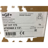 +GF+ d75 DN65 2  167317173 Membranventil