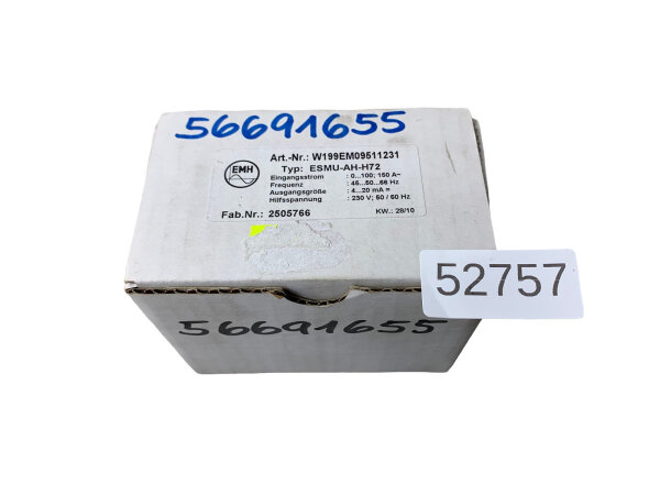 EMH ESMU-AH-H72 Strom-Messumformer