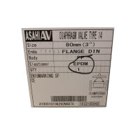 ASAHI AV 80mm DN80 14 V14MHPEFD080 Membranventil