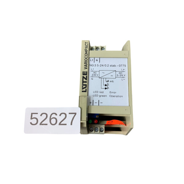 Lütze NG3 5-240/0.2 stab.-0775 Netzgerät