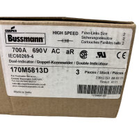 SET Inhalt 3 Stück!!! Bussmann 170M5813D...