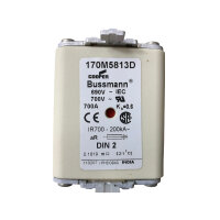 SET Inhalt 3 Stück!!! Bussmann 170M5813D Hochleistungssicherung