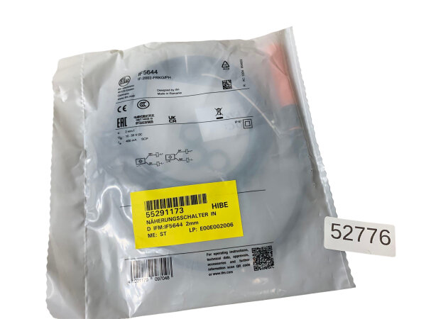 ifm electronic IF5644 IF-2002-FRKG/PH Induktiver Sensor  2mm