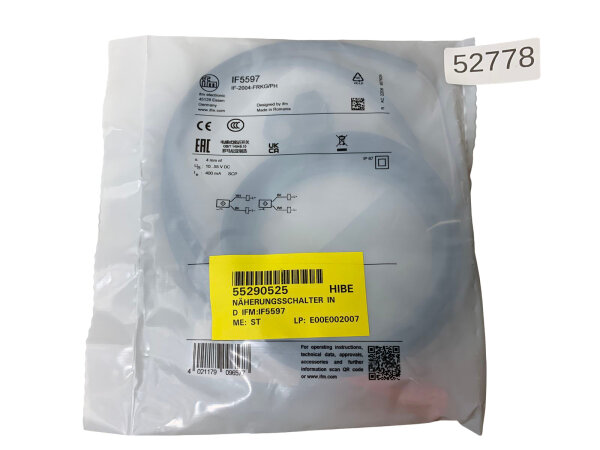 ifm electronic IF5597 IF-2004-FRKG/PH Näherungsschalter
