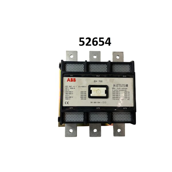 Transportschäden ABB Schütz EH700 SK828004 Hochleistungsschütz für Industrieanlagen