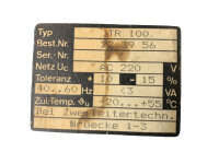 PSG TR100 PT100 Schaltgerät Temperaturwächter