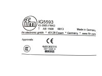ifm electronic IG5593 Induktiver Sensor IG-2005-FRKG