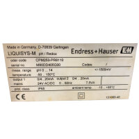 Endress+Hauser Liquisys-M CPM253-PR8110 Messumformer