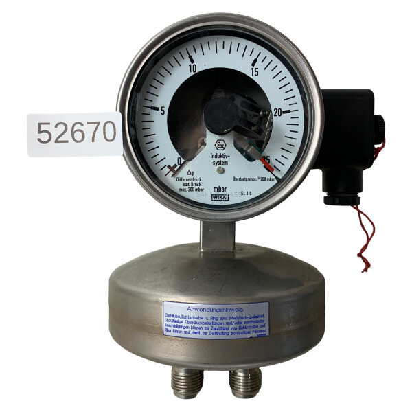WIKA 736.51.100 Differenzdruckmanometermbar