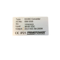 Primepower 006 0335 Gleichspannungswandler