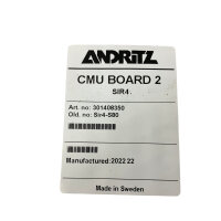 Andritz CMU BOARD 2 SIR4 301408350