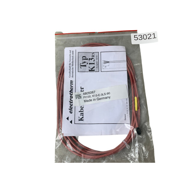 Electrotherm Pt100 Widerstandsthermometer K13-E-3LS-90 - Kabel-Sensor