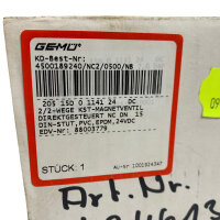 GEMÜ 205 15D 0 1141 24 DC Magnetventil