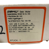 GEMÜ 22515D0114124DC Magnetventil