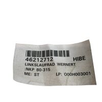 KSB NKP 80-315 Linkslaufrad 7400017327