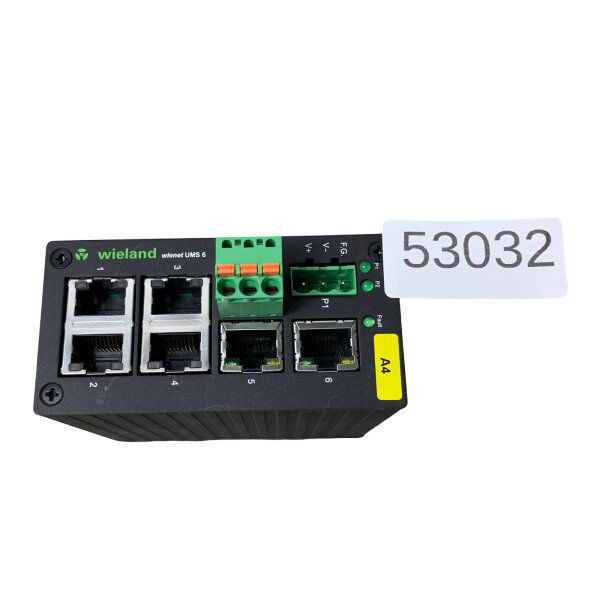 Wieland wienet UMS 6 Industrial Ethernet Switch 83.040.0000.0