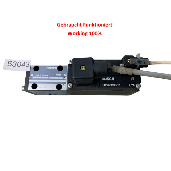 Bosch Proportionalmagnet 0831006003