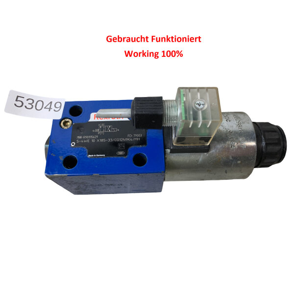 Rexroth 4WE 10 X185-33/CG12N9K4/MH Magnet-Wegeventil R901115629