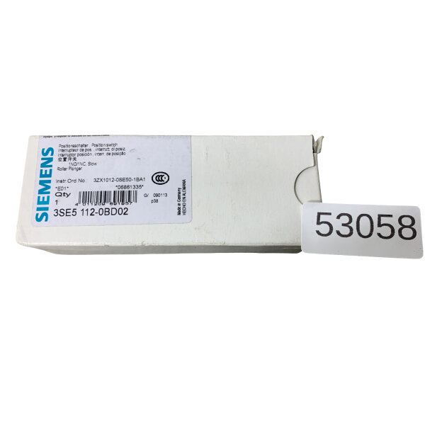 Siemens Sirus 3SE5 112-0BD02 Positionsschalter
