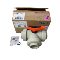 +GF+ Typ 543 Pro Dreiwege-Kugelhahn DN50 PP-H EPDM