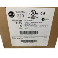 Allen-Bradley 2HP 22B-E3P0N104 PowerFlex 40...