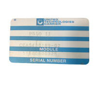 Control CEAS430189-02 PSIO II Module Carrier