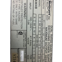 Deltron 11436XB Quad Output Switching Power Supply 325W