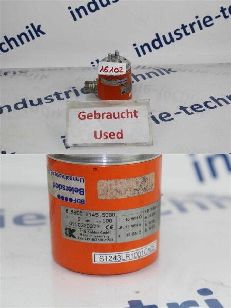 Fritz Kubler Drehgeber 8550024455000  encoder 0110320372