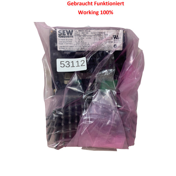 SEW Eurodrive MOVIMOT MM05C-503-00 Antriebsumrichter 0,55kW 8241163