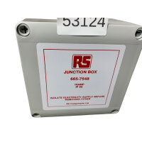RS Junction Box 665-7548 Abzweigkasten