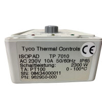 Tyco Isopad TP 7010 Temperaturregler 962950-000