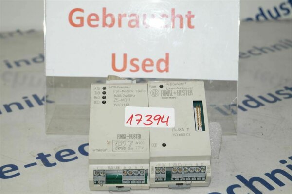 Funke + Huster  Z5-M11 FSK Modem   zusammen