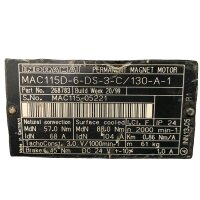 Indramat MAC115D-6-DS-3-C/130-A-1 Perm. Magent Motor 268783