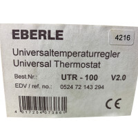 Eberle UTR-100 (Version V2.0) Universal-Temperaturregler (Thermostat)
