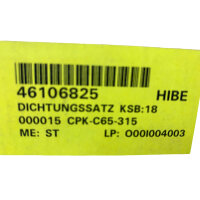 KSB CPK-315/P04/4S Dichtungssatz 18000015
