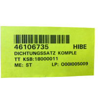 KSB Dichtungssatz CPK-250P033S  18000011