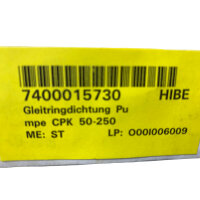 KSB CPK 50-250  7400015730  Gleitringdichtung
