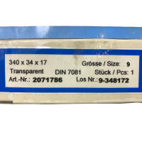 MAXOS Schauglas 340x34x17 mm 2071786