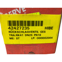GESTRA RK 41 DN 25 PN 6-16 CW710R Rückschlagventil...