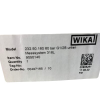 WIKA 233.50.160 Manometer