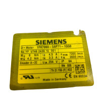 Siemens 1FK7060-5AF71-1GG0 Servomotor