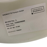Rheinhütte 1104906020068699 Dichtungseinsatz f. Chemiepumpe
