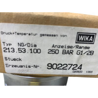 WIKA Manometer 213.53.100 G1/2B 0-250 bar Druckmessgerät