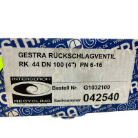 GESTRA RK 44 DN 100 PN 6-16 Rückschlagventil G1032100