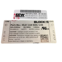 Traspotschaden!!! SEW NF 150-503 Netzfilter