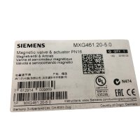 Siemens MXG461.20-5.0 Misch-/Durchgangs-Magnetventil