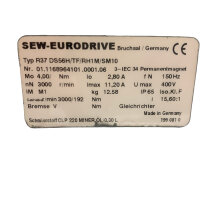 SEW R37 DS56H/TF/RH1M/SM10  Servogetriebemotor